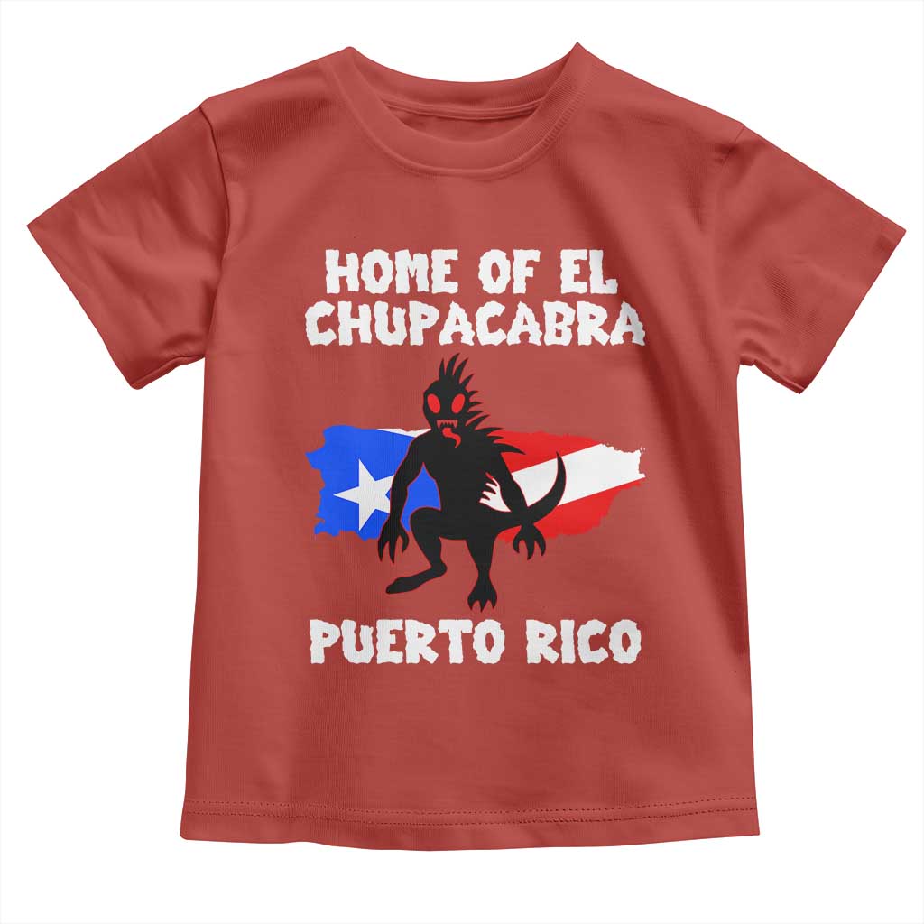 Chupacabra Toddler T Shirt Home Of Puerto Rico Legend Gothic Horror Gift - Wonder Print Shop