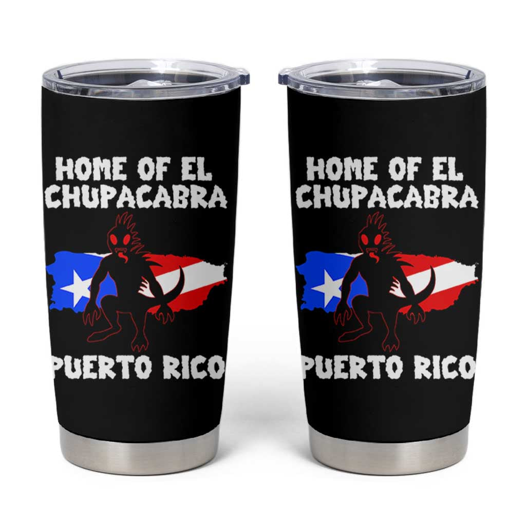 Chupacabra Tumbler Cup Home Of Puerto Rico Legend Gothic Horror Gift