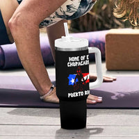 Chupacabra Tumbler With Handle Home Of Puerto Rico Legend Gothic Horror Gift