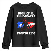 Chupacabra Youth Sweatshirt Home Of Puerto Rico Legend Gothic Horror Gift - Wonder Print Shop