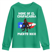 Chupacabra Youth Sweatshirt Home Of Puerto Rico Legend Gothic Horror Gift - Wonder Print Shop