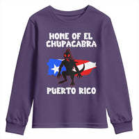 Chupacabra Youth Sweatshirt Home Of Puerto Rico Legend Gothic Horror Gift - Wonder Print Shop