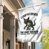 Chupacabra Garden Flag The Goat Sucker Vintage Horror Cryptid Gift - Wonder Print Shop