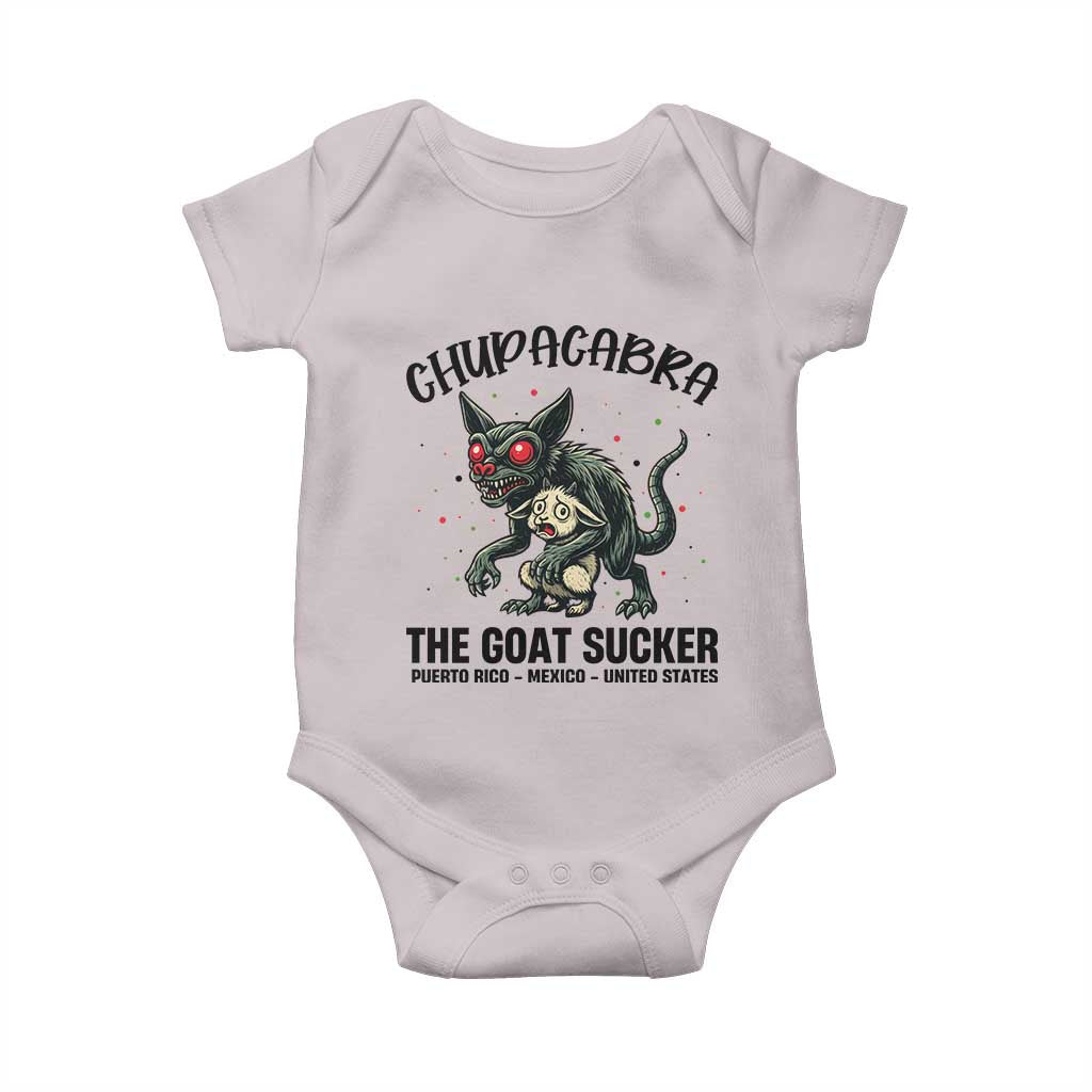 Chupacabra Baby Onesie The Goat Sucker Vintage Horror Cryptid Gift - Wonder Print Shop
