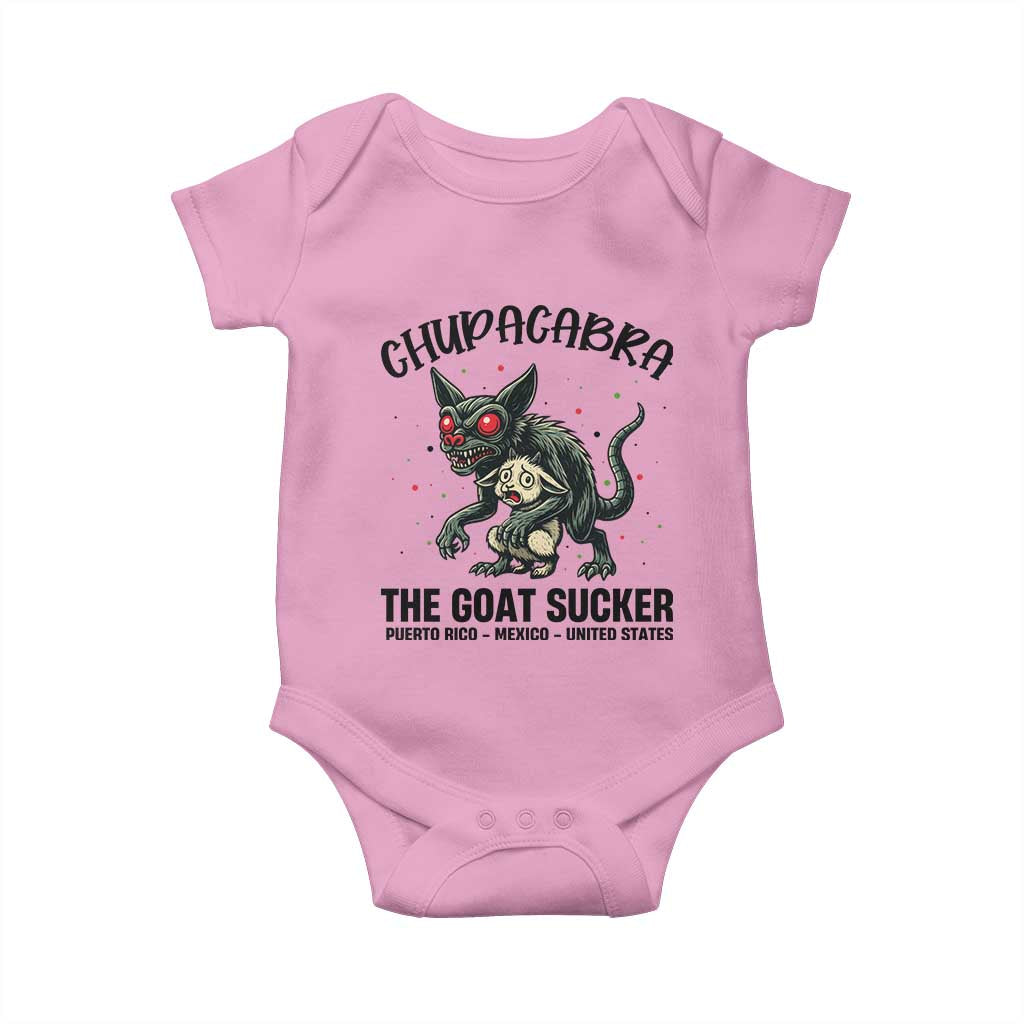 Chupacabra Baby Onesie The Goat Sucker Vintage Horror Cryptid Gift - Wonder Print Shop