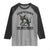 Chupacabra Raglan Shirt The Goat Sucker Vintage Horror Cryptid Gift - Wonder Print Shop