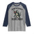 Chupacabra Raglan Shirt The Goat Sucker Vintage Horror Cryptid Gift - Wonder Print Shop