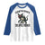 Chupacabra Raglan Shirt The Goat Sucker Vintage Horror Cryptid Gift - Wonder Print Shop