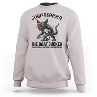 Chupacabra Sweatshirt The Goat Sucker Vintage Horror Cryptid Gift - Wonder Print Shop