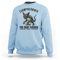 Chupacabra Sweatshirt The Goat Sucker Vintage Horror Cryptid Gift - Wonder Print Shop