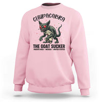 Chupacabra Sweatshirt The Goat Sucker Vintage Horror Cryptid Gift - Wonder Print Shop