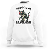 Chupacabra Sweatshirt The Goat Sucker Vintage Horror Cryptid Gift - Wonder Print Shop