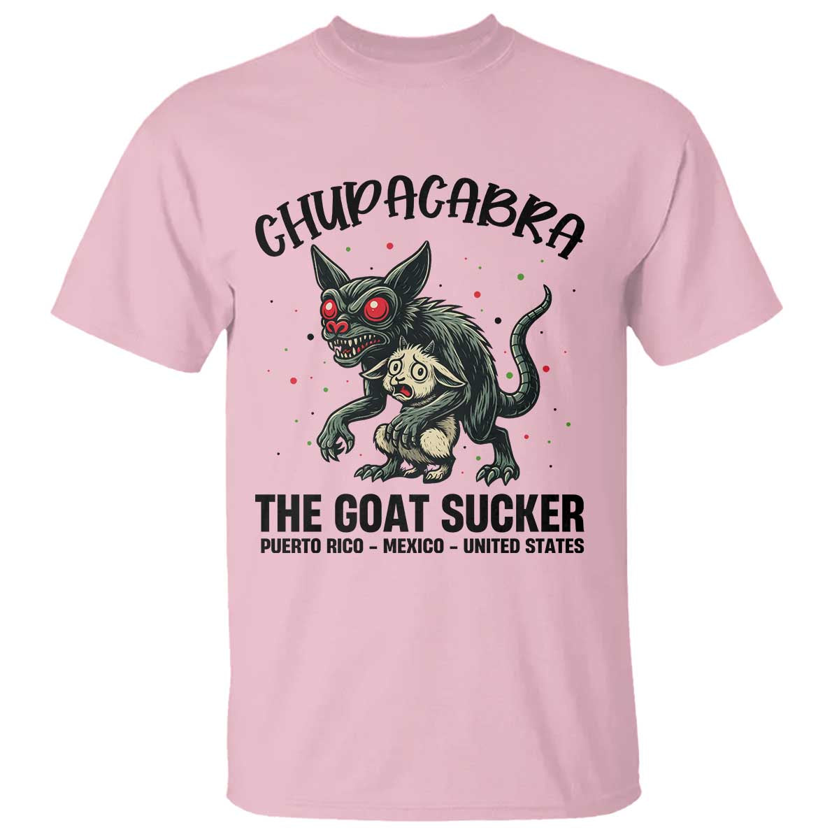 Chupacabra T Shirt The Goat Sucker Vintage Horror Cryptid Gift - Wonder Print Shop