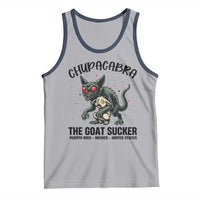 Chupacabra Tank Top The Goat Sucker Vintage Horror Cryptid Gift - Wonder Print Shop