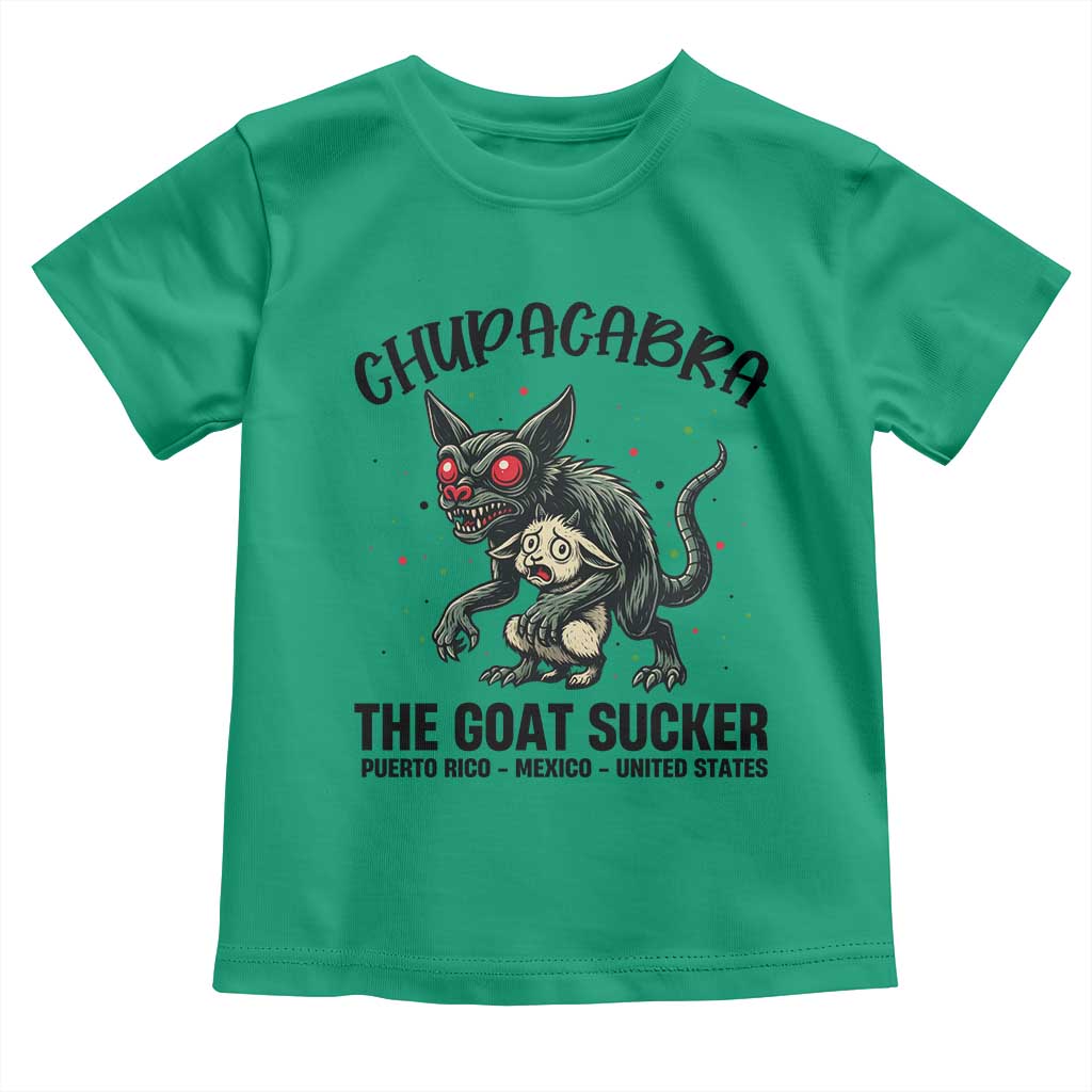 Chupacabra Toddler T Shirt The Goat Sucker Vintage Horror Cryptid Gift - Wonder Print Shop