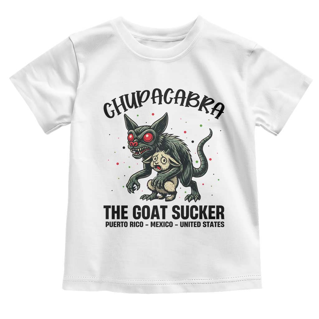 Chupacabra Toddler T Shirt The Goat Sucker Vintage Horror Cryptid Gift - Wonder Print Shop