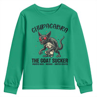 Chupacabra Youth Sweatshirt The Goat Sucker Vintage Horror Cryptid Gift - Wonder Print Shop