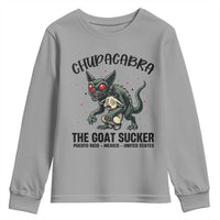 Chupacabra Youth Sweatshirt The Goat Sucker Vintage Horror Cryptid Gift - Wonder Print Shop