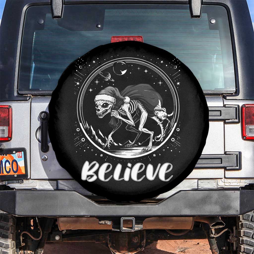 Chupacabra Spare Tire Cover Funny Believe Christmas Cryptid Gift - Wonder Print Shop
