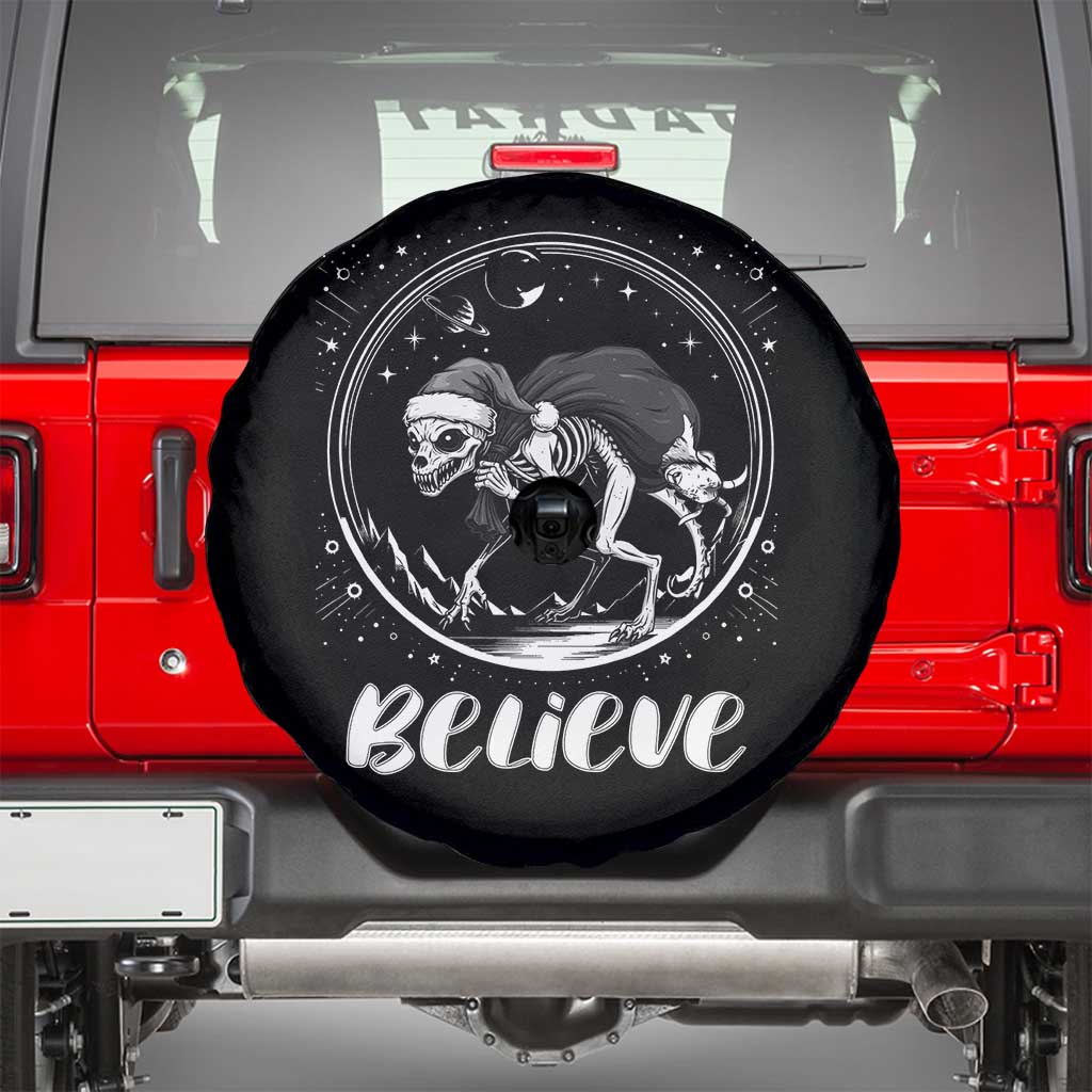 Chupacabra Spare Tire Cover Funny Believe Christmas Cryptid Gift - Wonder Print Shop