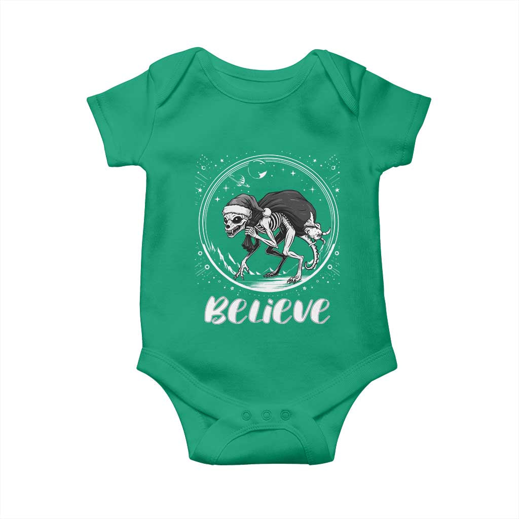 Chupacabra Baby Onesie Funny Believe Christmas Cryptid Gift - Wonder Print Shop