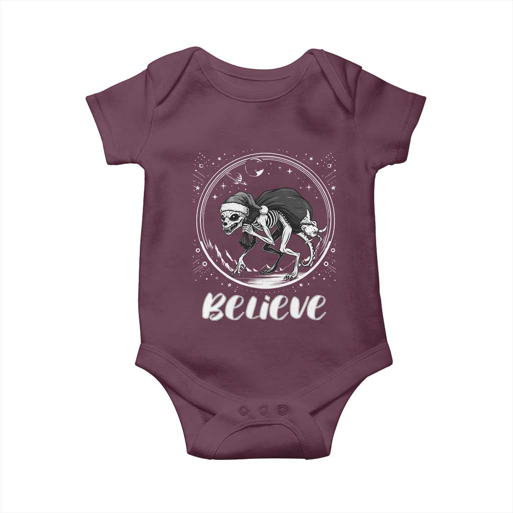 Chupacabra Baby Onesie Funny Believe Christmas Cryptid Gift - Wonder Print Shop