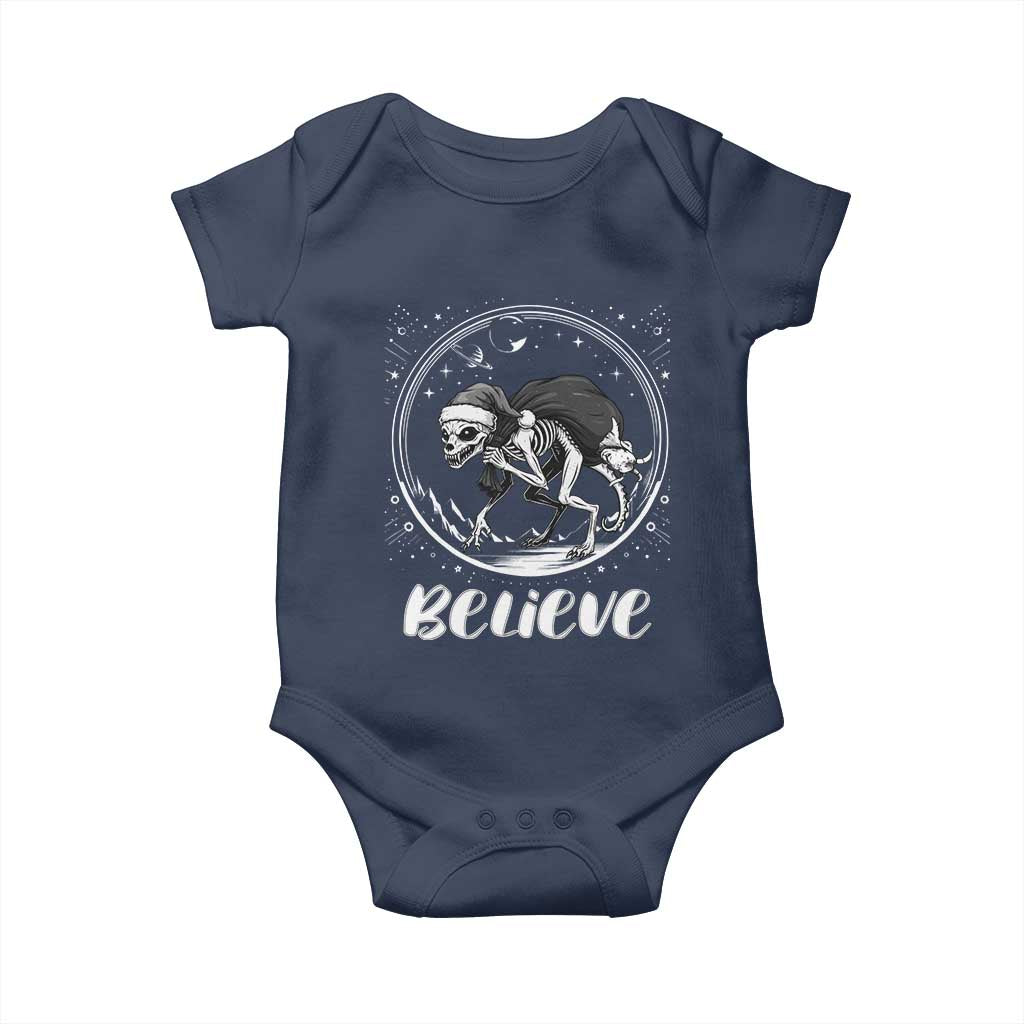 Chupacabra Baby Onesie Funny Believe Christmas Cryptid Gift - Wonder Print Shop
