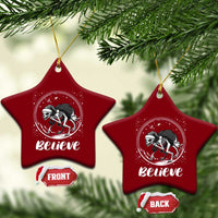 Chupacabra Ceramic Ornament Funny Believe Xmas Cryptid Gift - Wonder Print Shop
