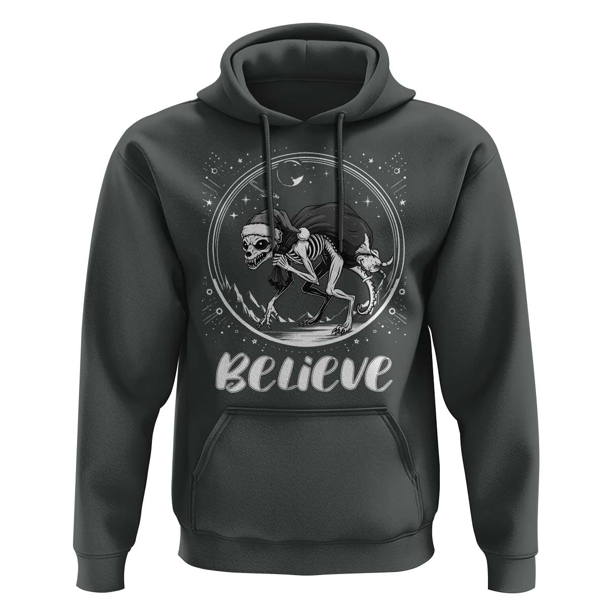 Chupacabra Hoodie Funny Believe Christmas Cryptid Gift - Wonder Print Shop