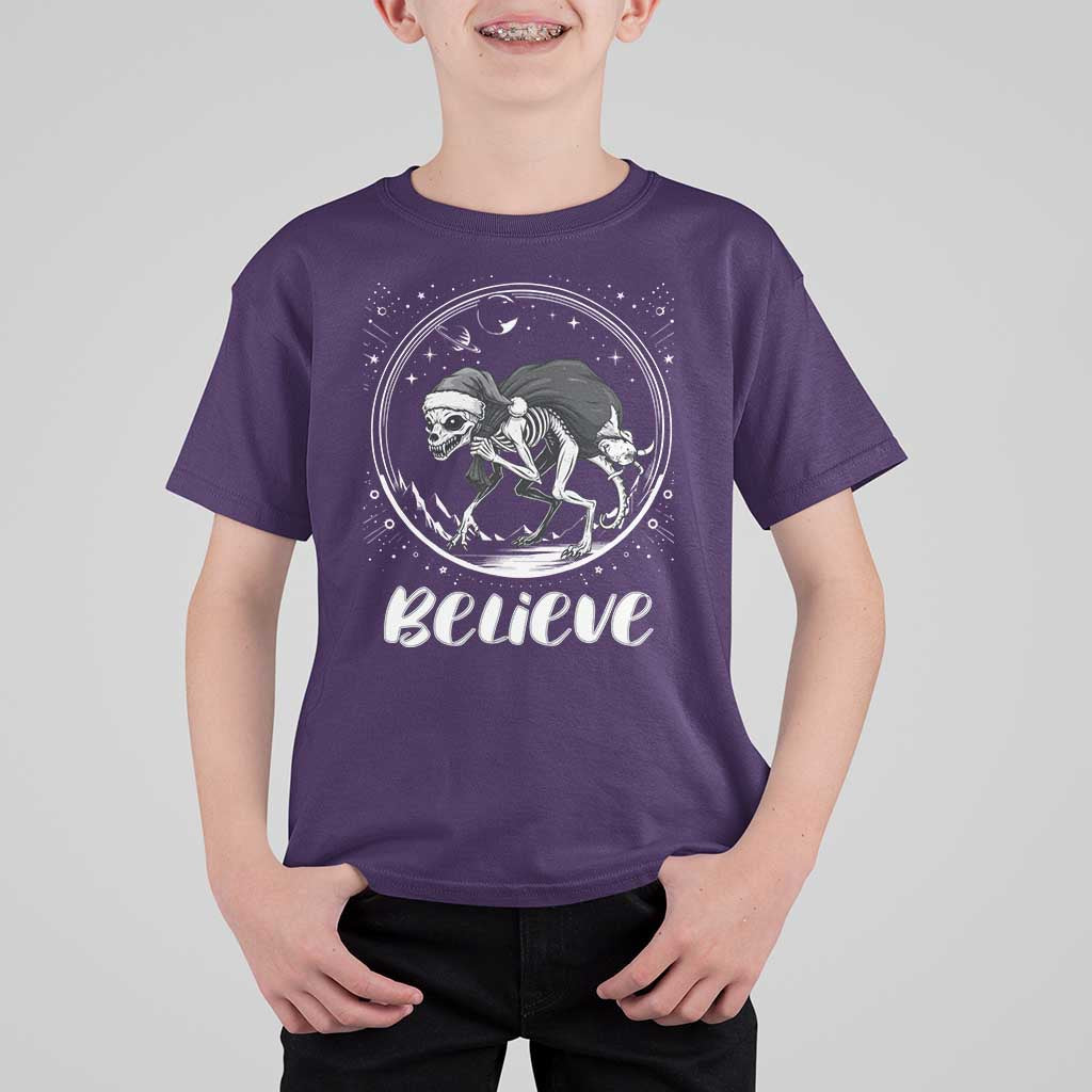 Chupacabra T Shirt For Kid Funny Believe Christmas Cryptid Gift - Wonder Print Shop