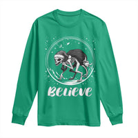 Chupacabra Long Sleeve Shirt Funny Believe Christmas Cryptid Gift - Wonder Print Shop