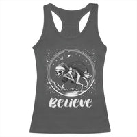 Chupacabra Racerback Tank Top Funny Believe Christmas Cryptid Gift - Wonder Print Shop