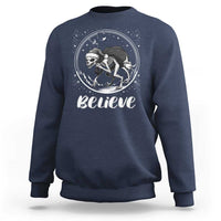 Chupacabra Sweatshirt Funny Believe Christmas Cryptid Gift - Wonder Print Shop