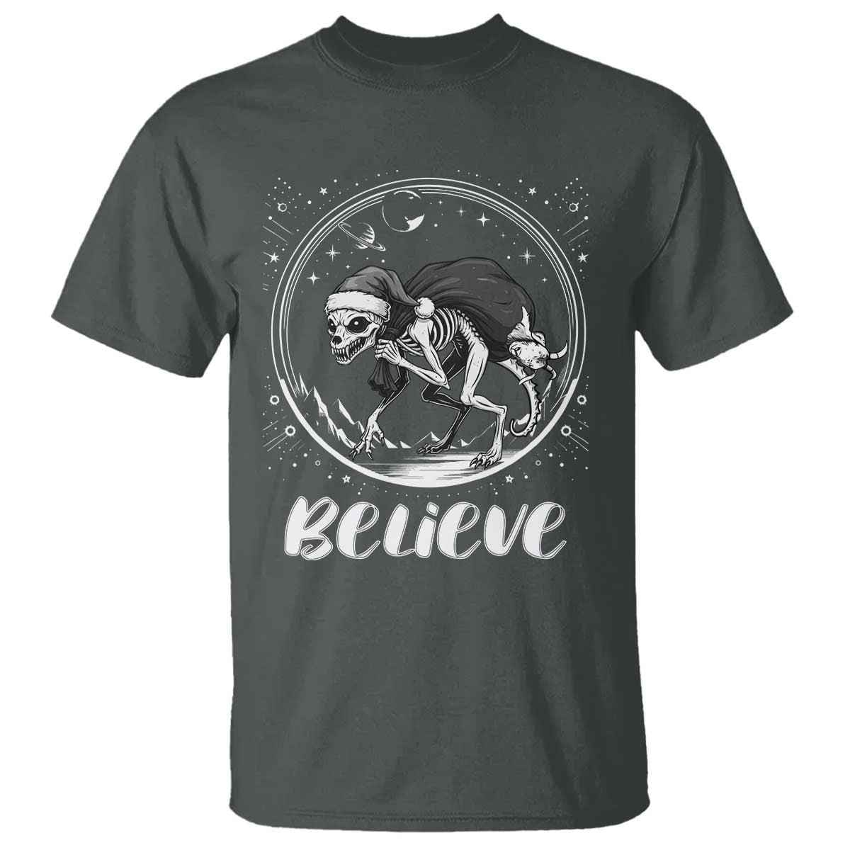 Chupacabra T Shirt Funny Believe Christmas Cryptid Gift - Wonder Print Shop
