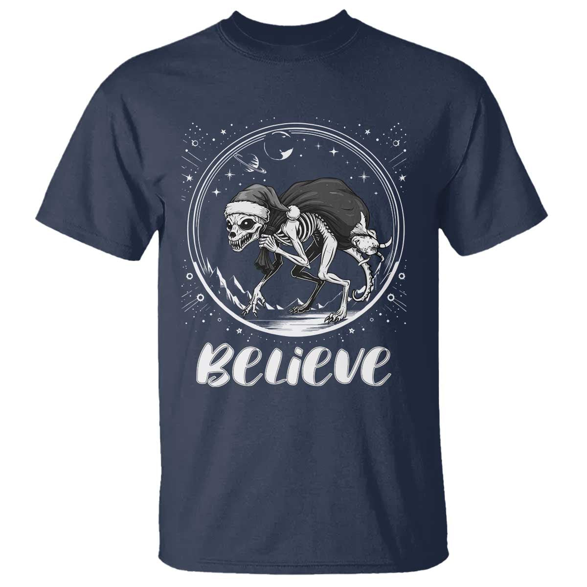 Chupacabra T Shirt Funny Believe Christmas Cryptid Gift - Wonder Print Shop