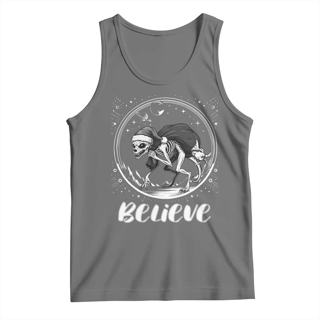 Chupacabra Tank Top Funny Believe Christmas Cryptid Gift - Wonder Print Shop