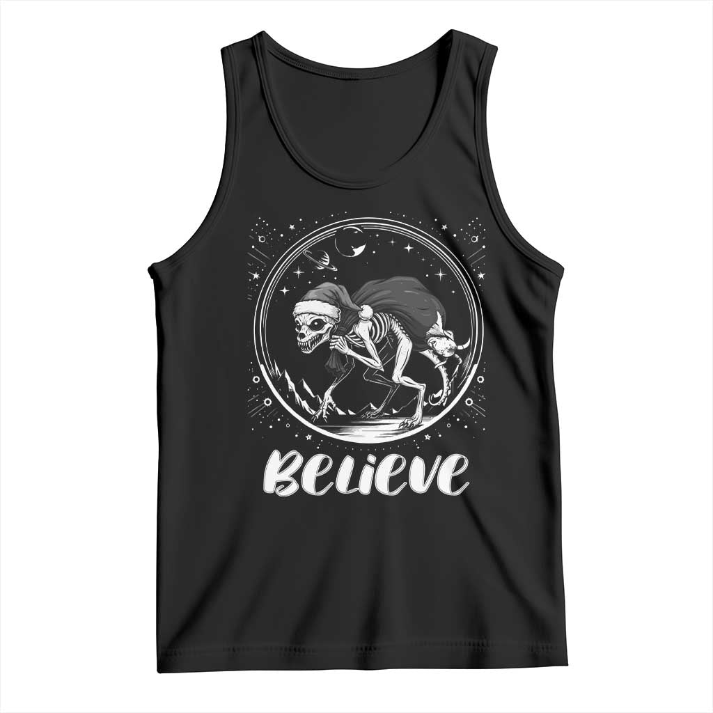 Chupacabra Tank Top Funny Believe Christmas Cryptid Gift - Wonder Print Shop
