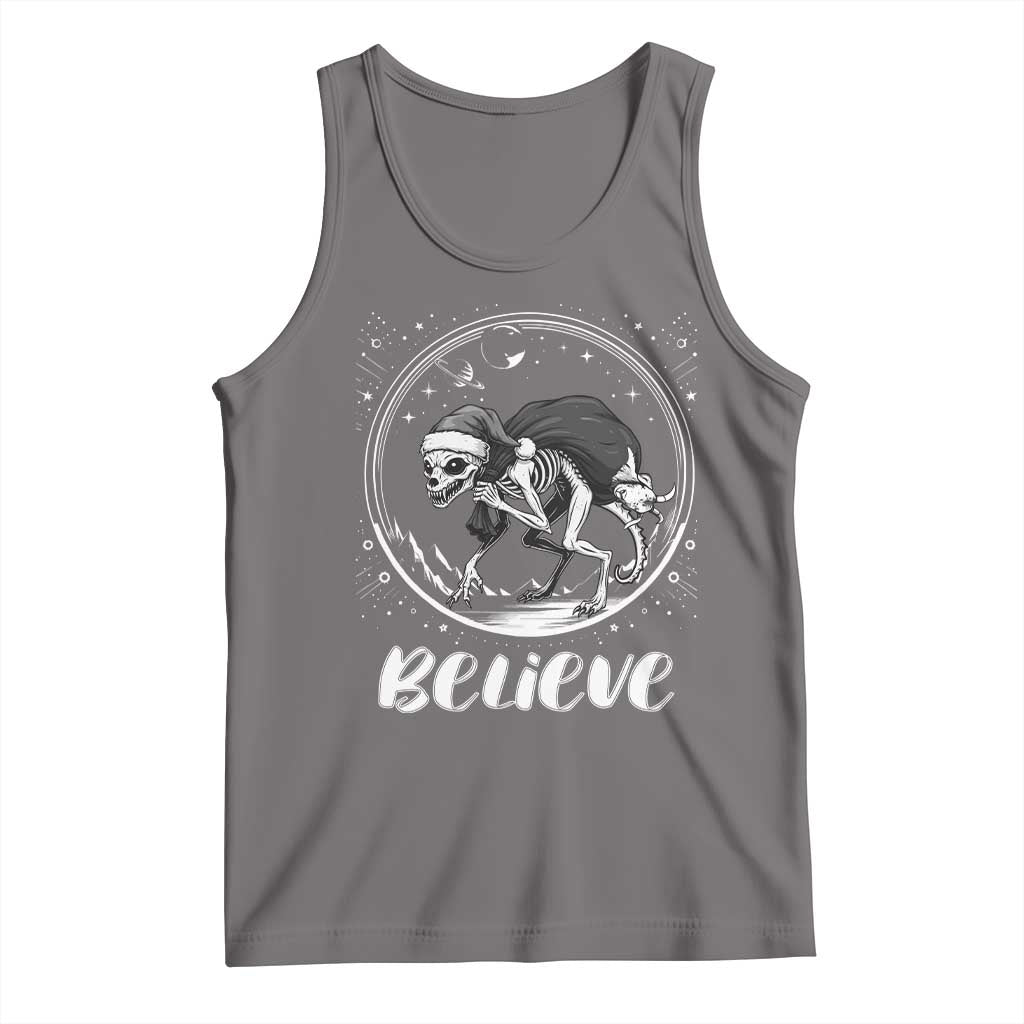 Chupacabra Tank Top Funny Believe Christmas Cryptid Gift - Wonder Print Shop