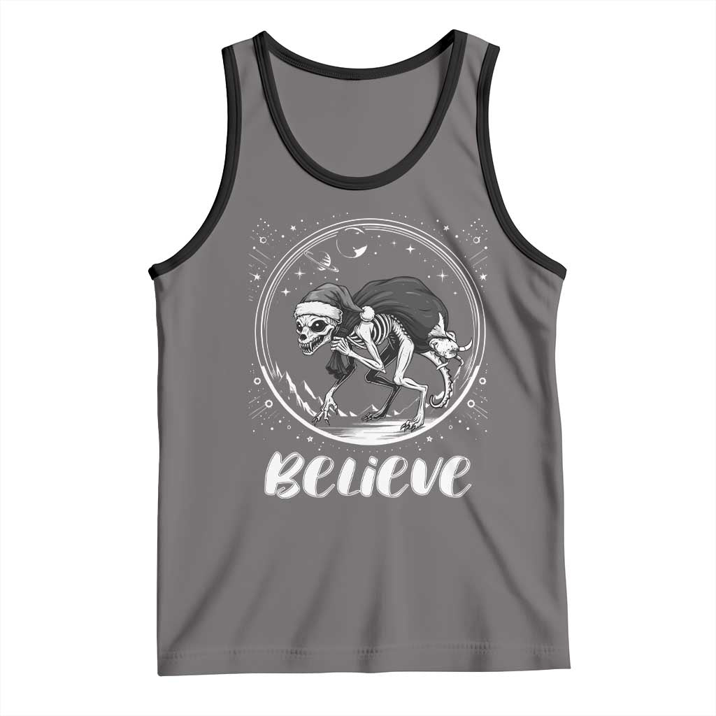 Chupacabra Tank Top Funny Believe Christmas Cryptid Gift - Wonder Print Shop