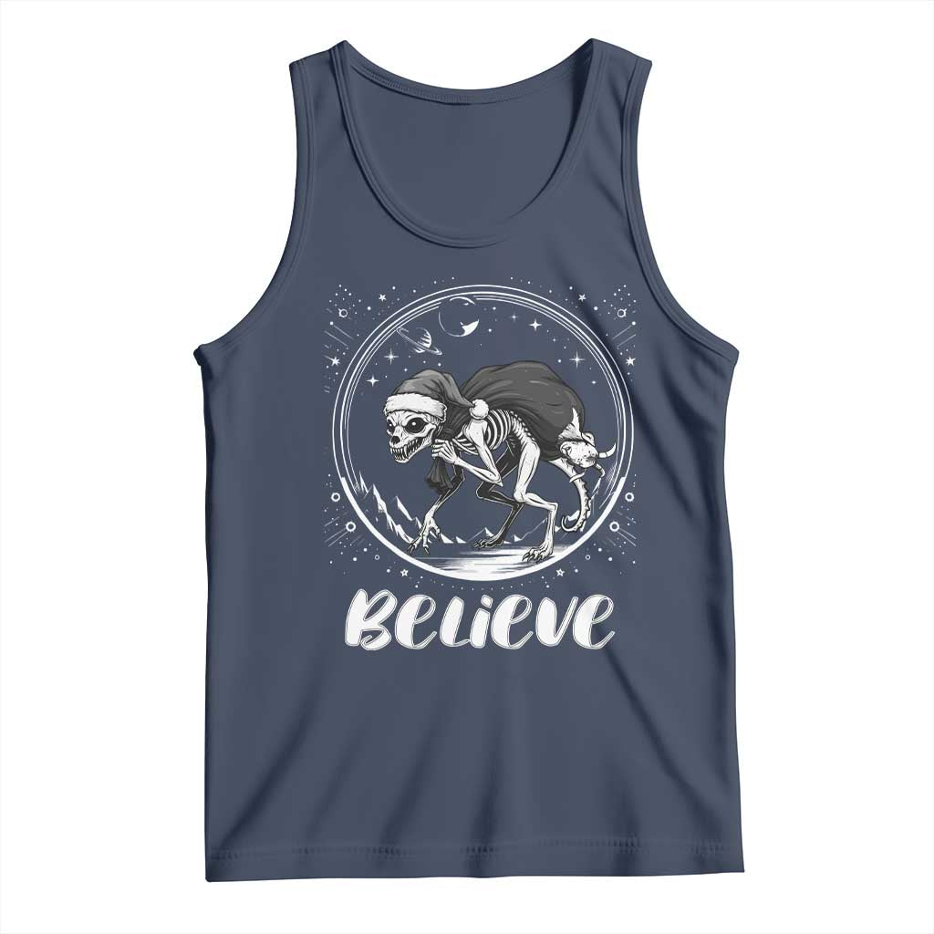 Chupacabra Tank Top Funny Believe Christmas Cryptid Gift - Wonder Print Shop