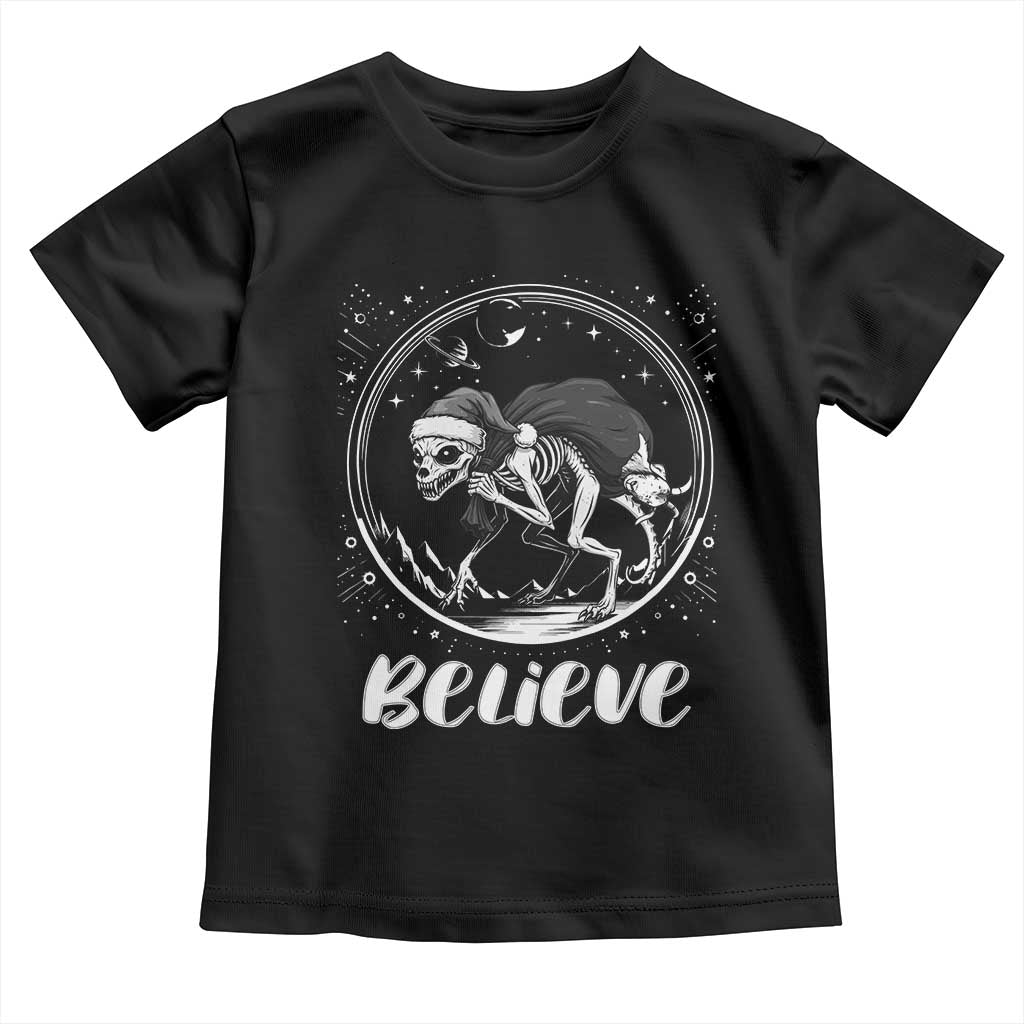 Chupacabra Toddler T Shirt Funny Believe Christmas Cryptid Gift - Wonder Print Shop