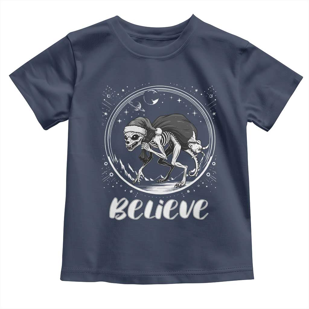 Chupacabra Toddler T Shirt Funny Believe Christmas Cryptid Gift - Wonder Print Shop