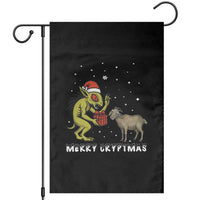 Funny Chupacabra Garden Flag Merry Cryptmas Christmas Gift - Wonder Print Shop