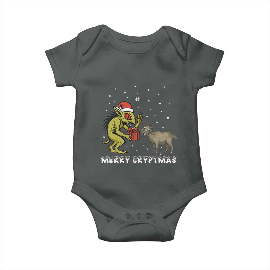 Funny Chupacabra Baby Onesie Merry Cryptmas Christmas Gift - Wonder Print Shop
