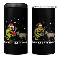 Funny Chupacabra 4 in 1 Can Cooler Tumbler Merry Cryptmas Christmas Gift