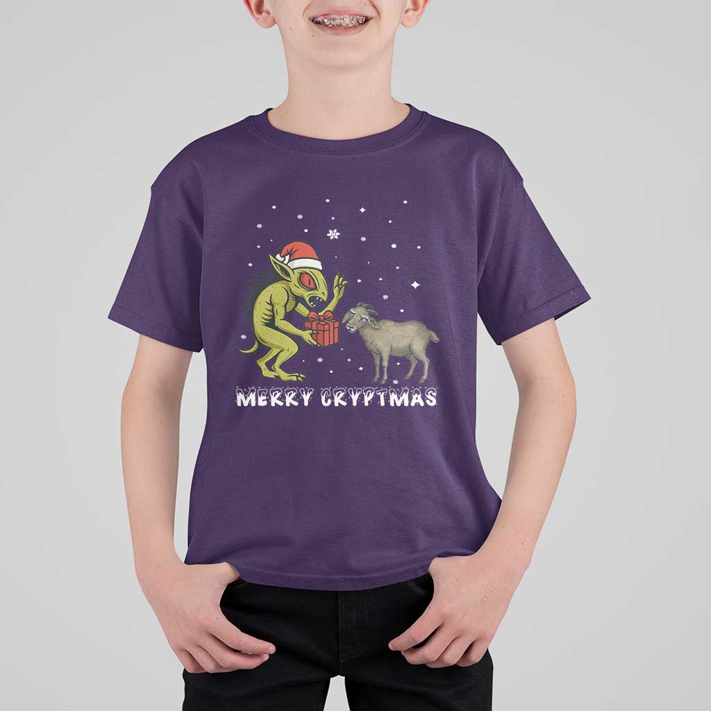 Funny Chupacabra T Shirt For Kid Merry Cryptmas Christmas Gift - Wonder Print Shop