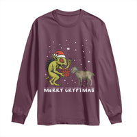 Funny Chupacabra Long Sleeve Shirt Merry Cryptmas Christmas Gift - Wonder Print Shop