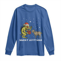 Funny Chupacabra Long Sleeve Shirt Merry Cryptmas Christmas Gift - Wonder Print Shop