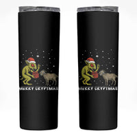 Funny Chupacabra Skinny Tumbler Merry Cryptmas Christmas Gift
