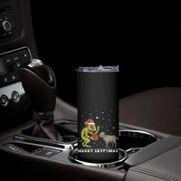 Funny Chupacabra Skinny Tumbler Merry Cryptmas Christmas Gift